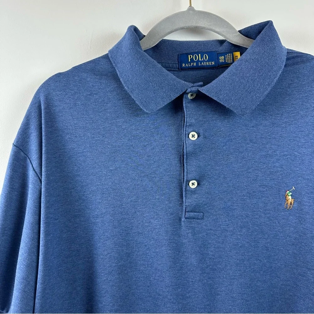 Polo Ralph Lauren PRL 1XB Blue Polo Shirt Classic Knit Design